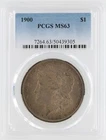 1900 Morgan Silver Dollar PCGS MS63 S$1 Philadelphia Minted No Reserve