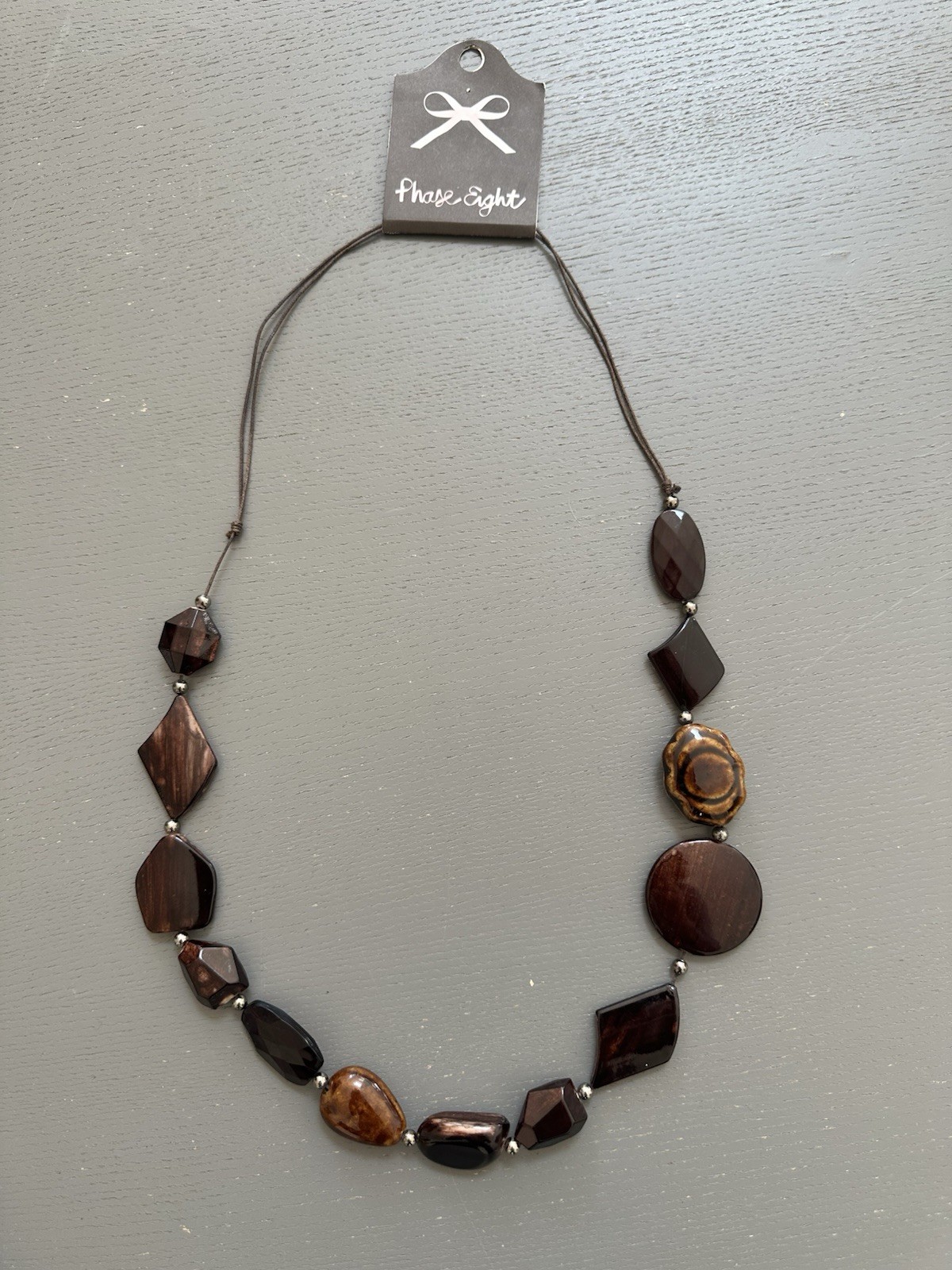 Phase Eight Elegant Beaded Statement Necklace