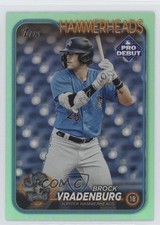 2024 Topps Pro Debut Aqua Foil 3/75 Brock Vradenburg #PD-103 16q2