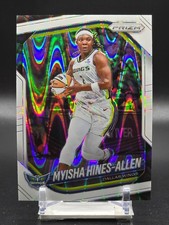 2025 Panini Prizm WNBA - Myisha Hines-Allen #96 White Seismic Prizm