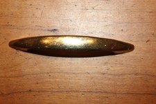 One Vintage Mid-Century Modern 50's Gold Drawer Dresser Handle Pull I-3