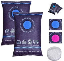 Reusable Silicone Dehumidifier Bag -for Car, Cabinet, Wardrobe, Room | 1x 100g