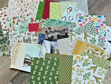 Lot 40 sheets 6x6 Christmas, Winter, Holiday Stampin' UP! Designer Papers