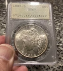 1882-S United States Morgan Silver Dollar PCGS MS65 OGH Green Label Rattler