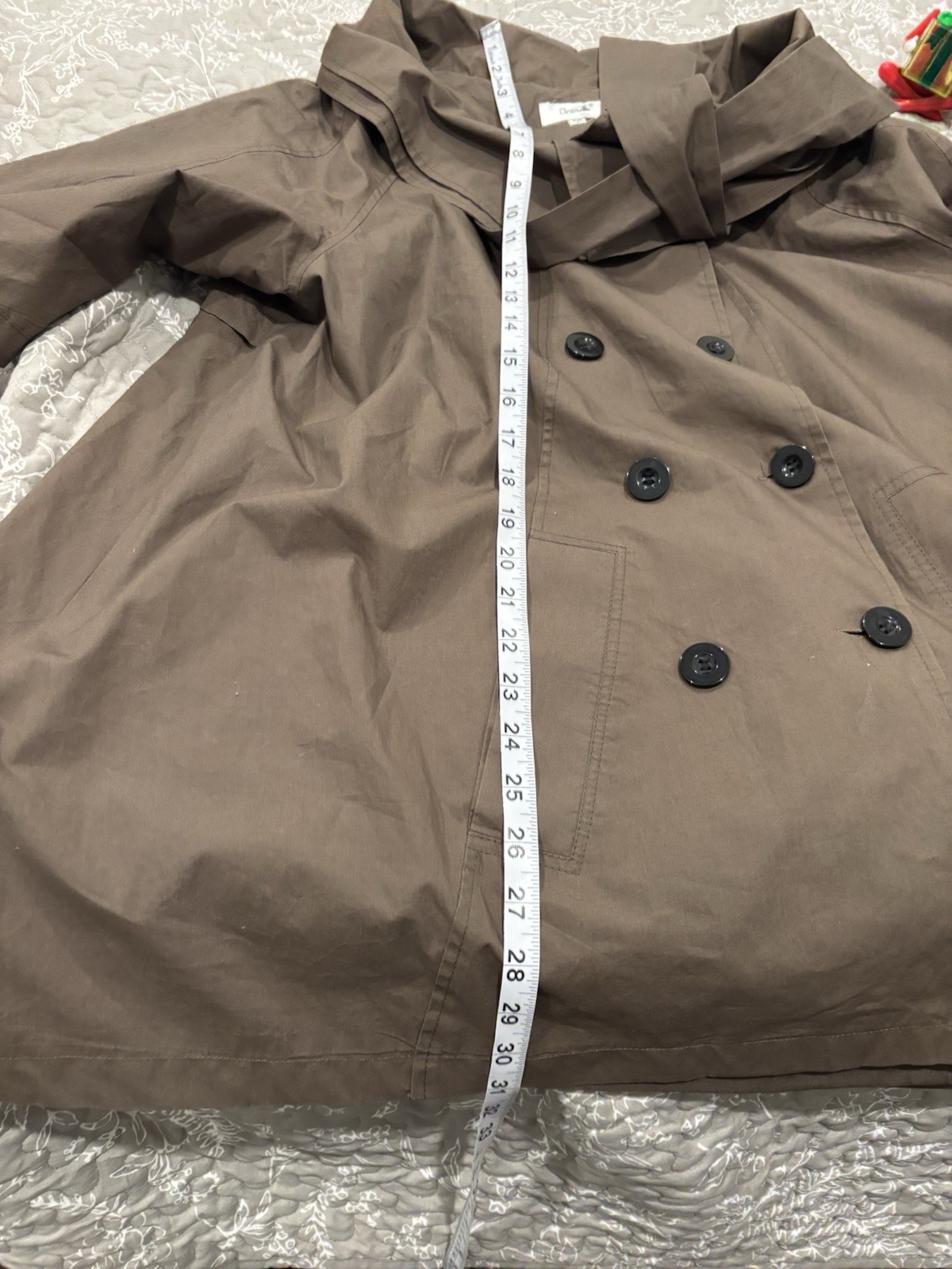 Dorman Lightweight Button Jacket Pockets Double B… - image 13