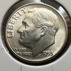 1953 Roosevelt Dime BU Uncirculated Mint State 90% Silver 10c US Coin