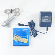 Sharp MD-ST521-A MD Player With AC Adapter Operation Confirmed