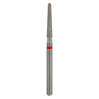 Microcopy 1118.9F NeoDiamond FG 856L.018 Long Round Taper Fine Diamond Burs 25p