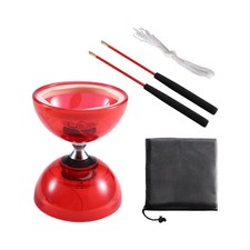 LED Diabolo Chiński zestaw ze światłami Bunten, 2 prętami, sznurkiem i 8518