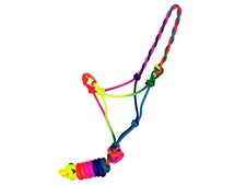 Mini/Small Pony Bright Color Cowboy Knot Halter w/ Lead