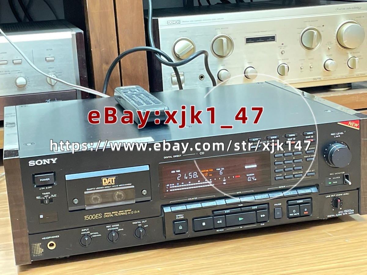E205 SONY ソニー DAT DTC 1500ES 廃盤品 レア 1pcs SONY DTC-1500ES 6 Magnetic Head DAT Digital Decoder Recorder