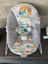 Playful Paradise Vibrating Baby Bouncer, Unisex, Baby Gear, Baby Toys, Newborn 