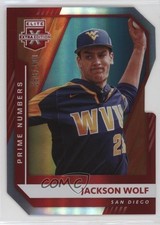 2021 Panini Elite Extra Edition Prime Numbers A Die-Cut 68/100 Jackson Wolf 0i4k