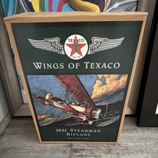Texaco Wings of Texaco 1931 Stearman Biplane Bank 1994 Gas & Oil Collectible