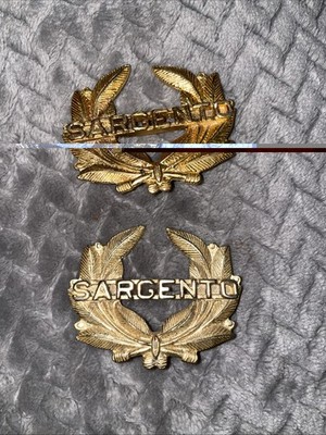 Sargento goldfarbenes Mützenabzeichen siehe Bilder