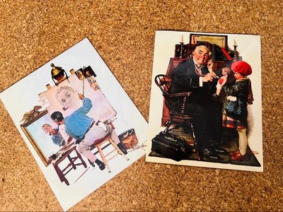 Norman Rockwell oversized Americ80s fD
