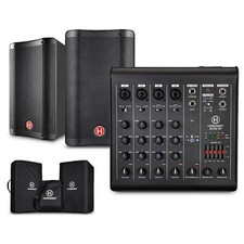 Harbinger M200BT Portable PA with Bluetooth and Custom Carry Bags 10" Mains