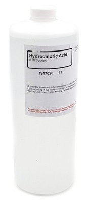 0.1M Hydrochloric Acid, 1L   Excellent for Chemistry or Refinement... 