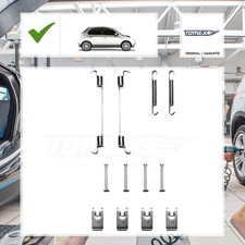 Tomex Brakes Zubehörsatz, Bremsbacken NISSAN MICRA III (K12) 1.2 16V