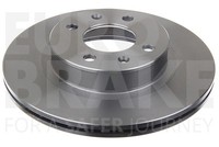 Eurobrake 2X Bremsscheibe Ø252Mm BelüFtet FüR Hyundai I10 1.0 I10 Stufenheck