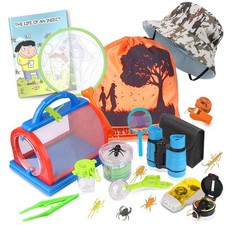 ESSENSON Outdoor Explorer Kit  Bug Catcher Kit with Binoculars, Compass, Mag...