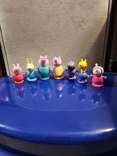 Peppa Pig Family Figurines 2003 Lot of 7