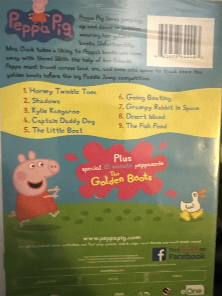 Peppa Pig-The Golden Boots (DVD, 2010) Foto 2 de 2