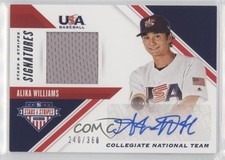 2020 USA Baseball Stars & Stripes Signatures Alika Williams (Blue Ink) Auto 15ee