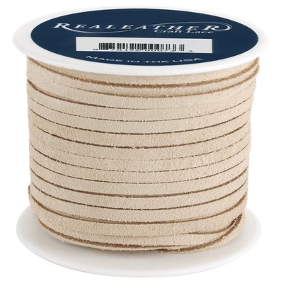 Echtleder (R) Handwerk Wildleder Spitze 1/8''X25yd-beige - SOS25-2008