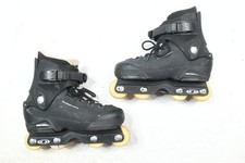 Salomon St Jr Aggressive Inline Skates SoftBoot Black Rollerblades Mens 6