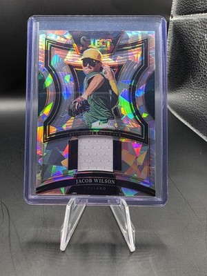 2025 Panini Select #SS-JW Jacob Wilson Selective Swatches Silver Ice!