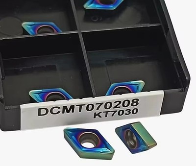 10 x DCMT070208 KT7030 Hartmetall Dreh- und Bohrstangenspitzen blau Premiumqualität
