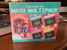 QUOKKA Math Multipack 278 Flash Cards Set for Grades 1-3 Sealed