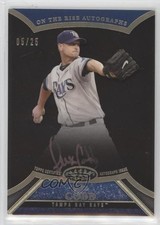 2013 Topps Tier One On the Rise Copper Rose Ink 5/25 Alex Cobb #ORA-AC2 Auto g4c