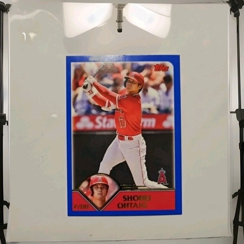 2023 Topps Archives Blue Parallel #256 - Shohei Ohtani Los Angeles Angels NRMT 