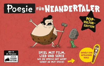 Kartenspiel Poesie für Neandertaler - Popkultur-Edition (Exploding Kittens Inc.)
