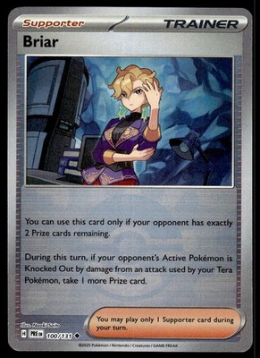 Pokemon TCG Prismatic Evolutions #100/131 Briar Pokeball NM