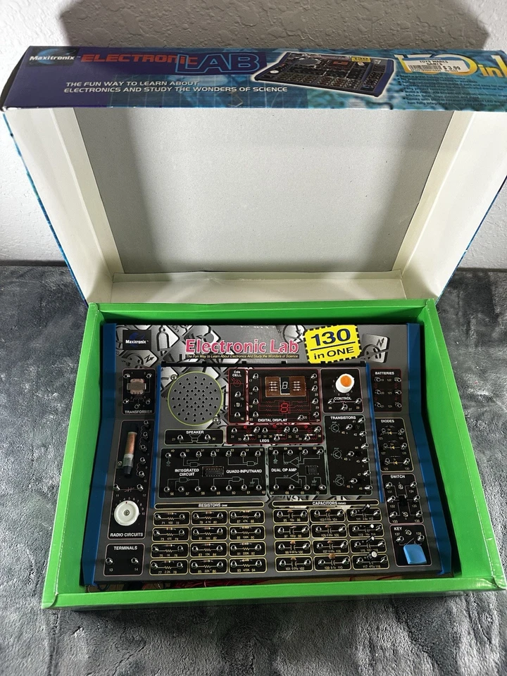 130 in 1 Electronics Project Lab Learning Kit Kids Learn Electronics XMAS GIFT - Image 2 of 3