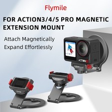 For DJI Osmo 360/Action 3/4/5 Pro Series Camera Quick-Release Magnetic Mount