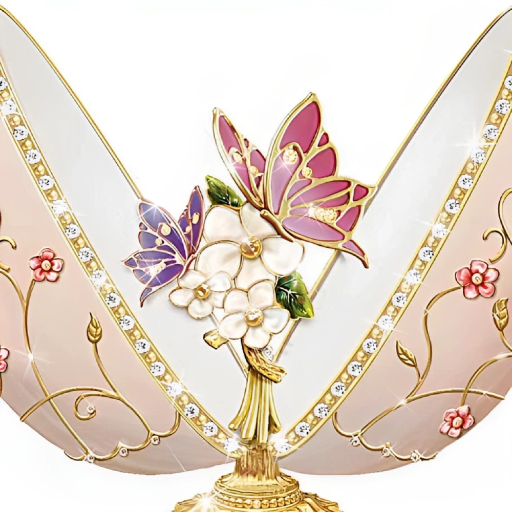 Bradford Exchange Always My Sister Faberge Egg Music Box by Sandra