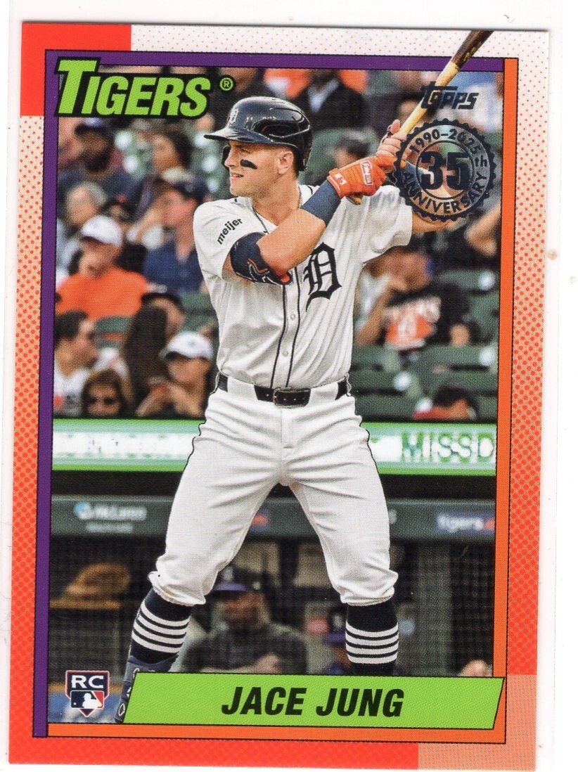 Jace Jung 2025 Topps #T90-55 1990 Topps Baseball 35th