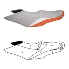 Custom Color Seat Cover Seadoo GTI 90 130, GTS 90 130 Sea Doo Wake 155