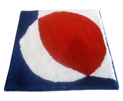 Sanwood WC Vorleger Toilettenvorleger Badematte Bad Teppich 60x60cm Point 