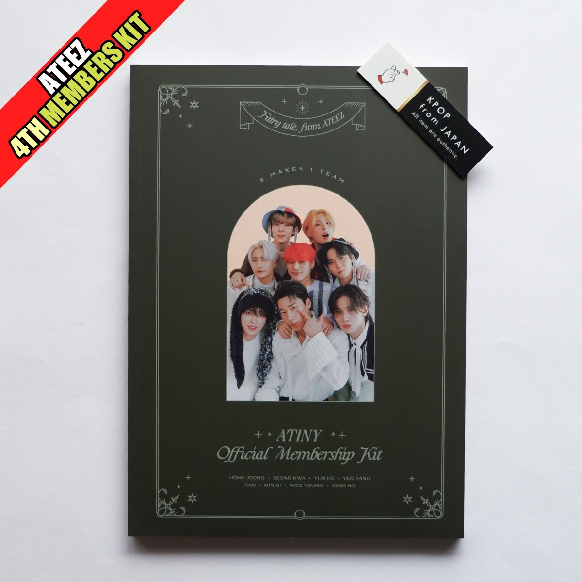ATEEZ FAIRY TALE WITH ATINY 4TH Membership Kit Full Set FC