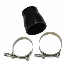 3 To 2.5 Inch Silicone Reducer Coupler Turbo Pipe Black 2x T-bolt Clamps