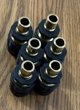 6-Pack Quick Connect Hose Fittings, 3/4 Inch GHT, Male Female with Gaskets, Qu