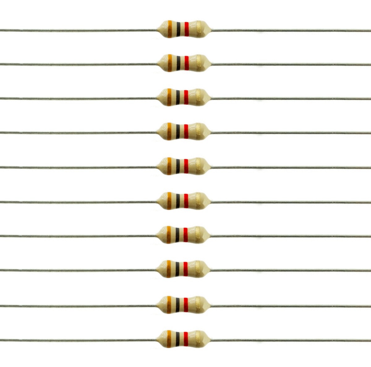 3 Résistances Carbone 4K7 2W Vitrohm