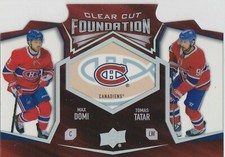 2019-20 Upper Deck Series 1 Clearcut Foundation CCF-23 Domi/Tatar Canadiens