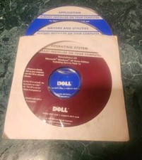 Software Restore Discs for Vintage Dell Laptop   WinXP Home   PowerDVD   Drivers