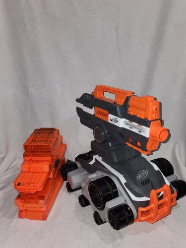 Nerf Terrascout Drone with Remote, Magazines, Battery. (Missing Charger, Tracks)